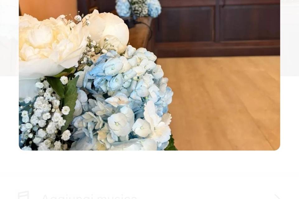 Addobbo floreale matrimonio