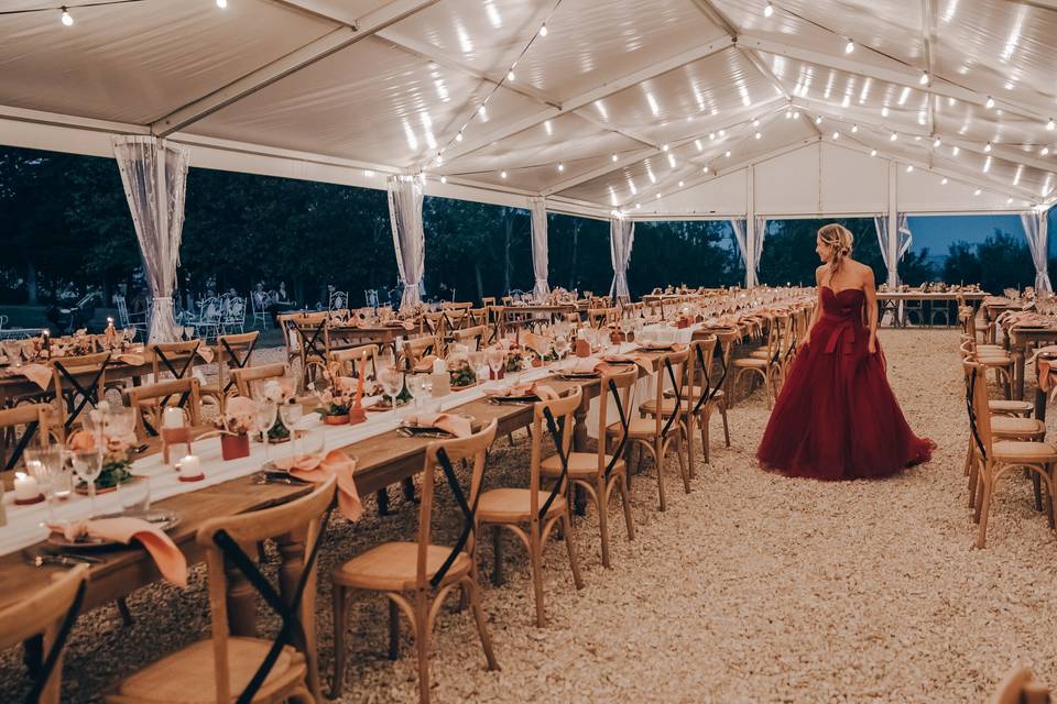 Stunning wedding reception