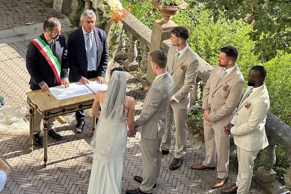 Ceremony under the Terrace