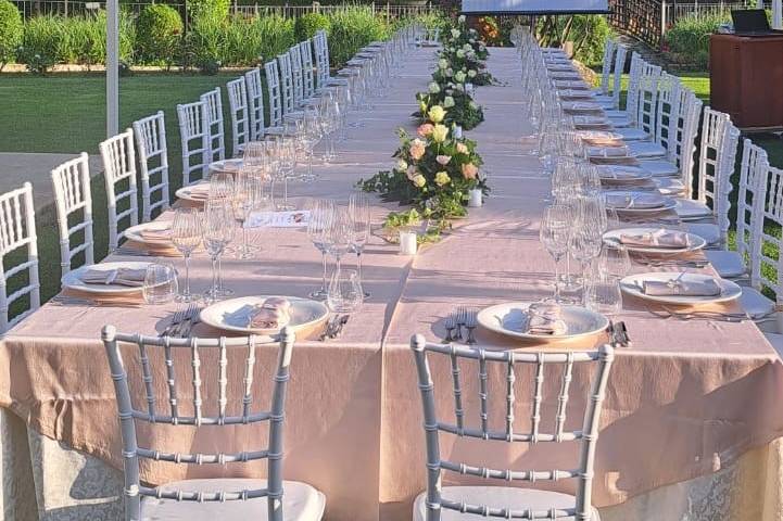 Cena in giardino