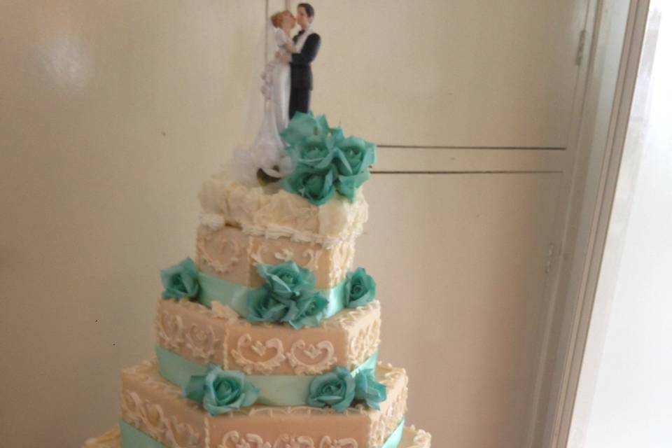 Torta mariage tiffany