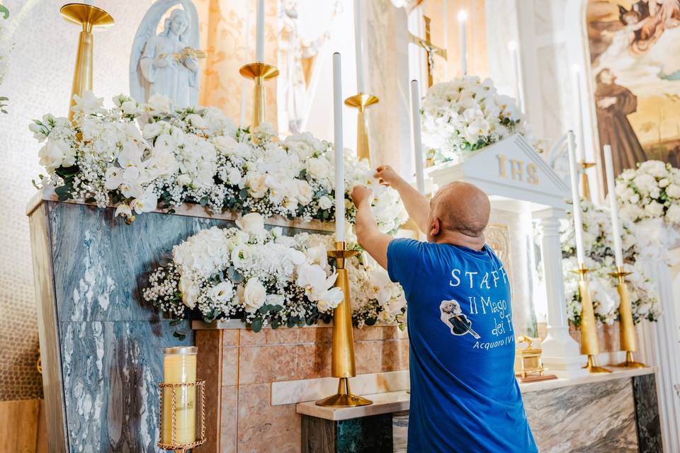 Allestimento altare