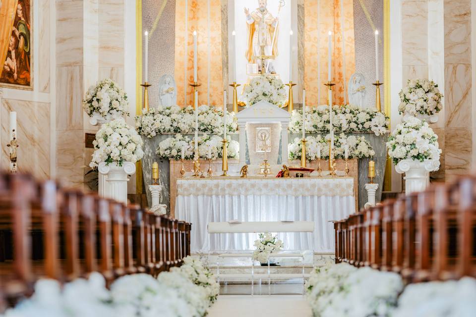 Allestimento chiesa
