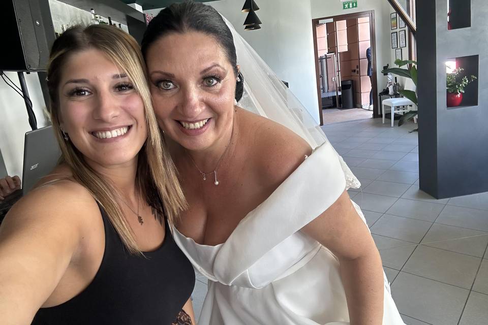 Selfie con la sposa!!