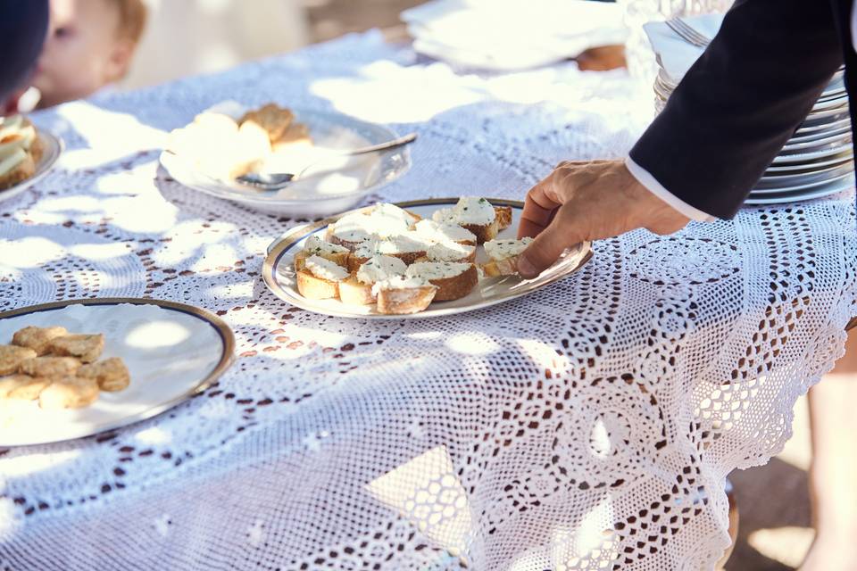 Il buffet degli antipasti