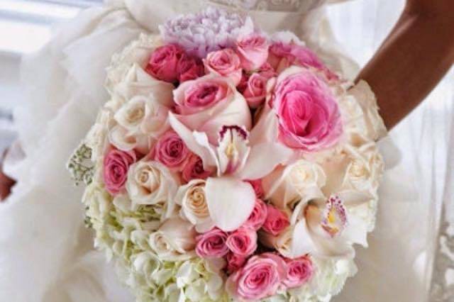 Bouquet con rose inglesi