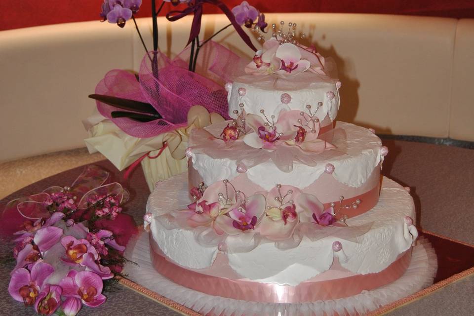 Torta Orchidee