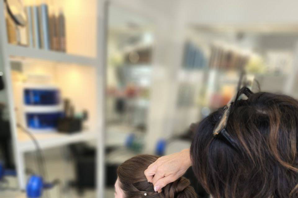 Chignon semplice