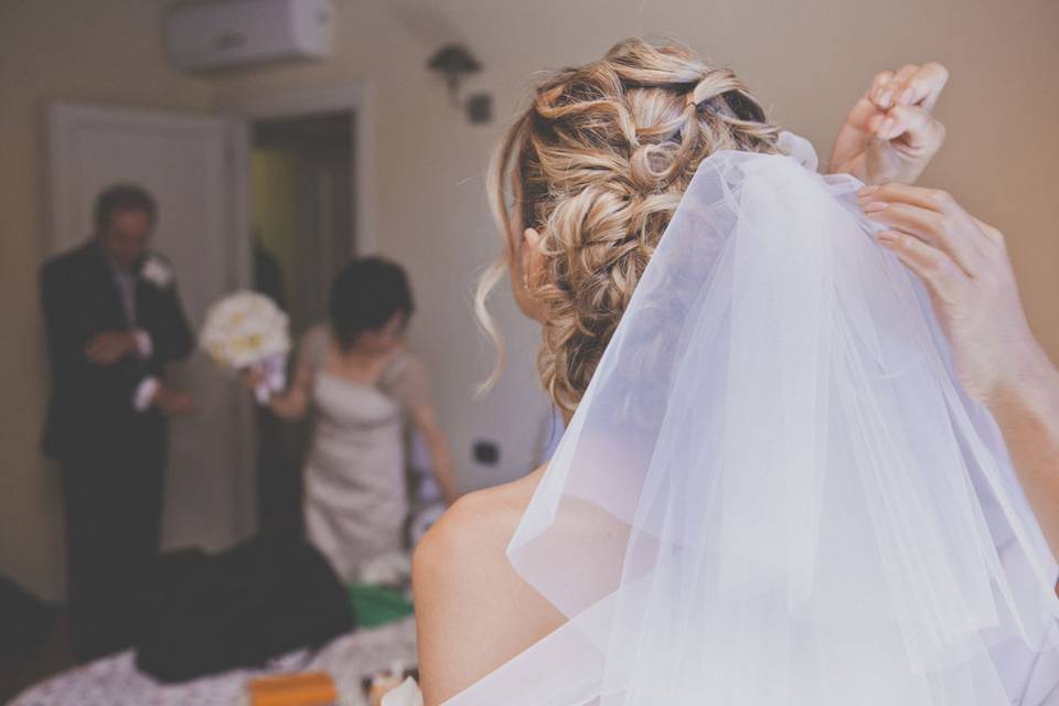 La sposa e i genitori