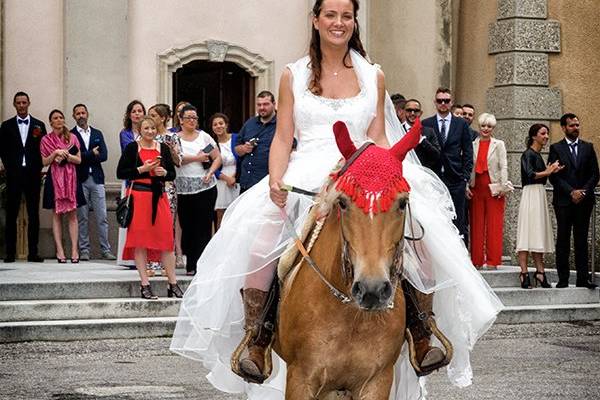 Arrivo con cavallo