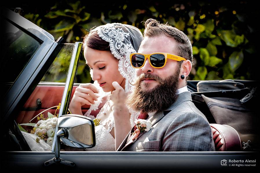Wedding fashion car