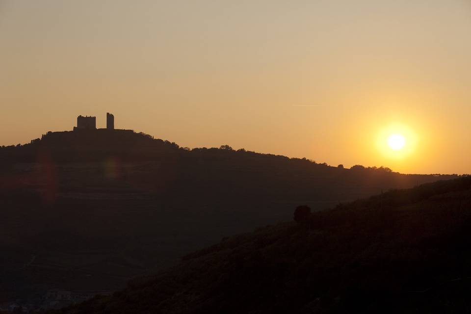 Panorama tramonto