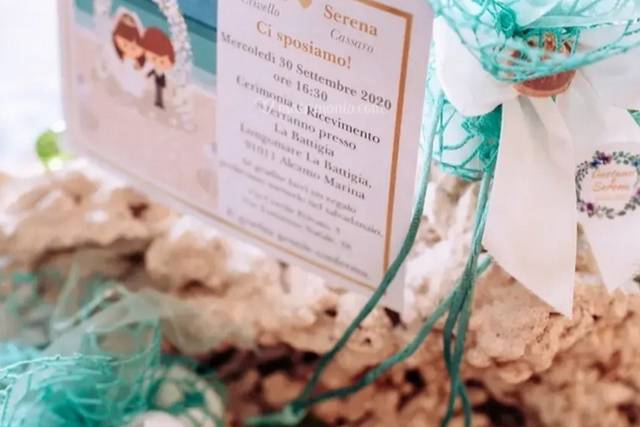 Partecipazione beach wedding