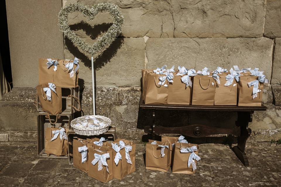 Wedding bags per chiesa