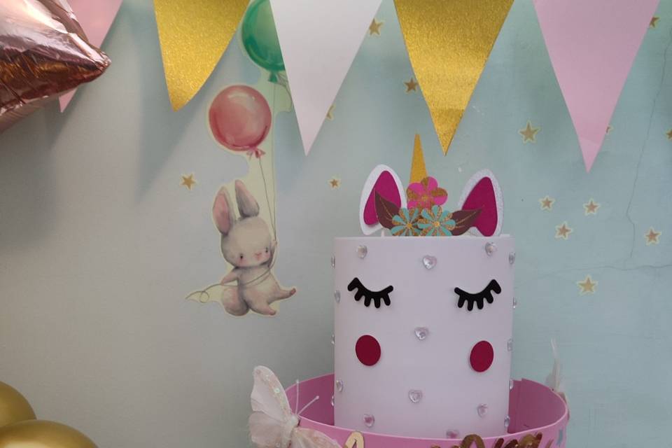 Torta scenografica unicorno
