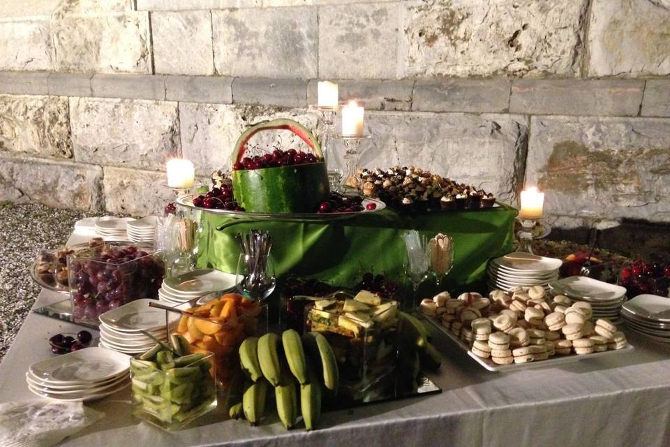 Il catering: buffet frutta