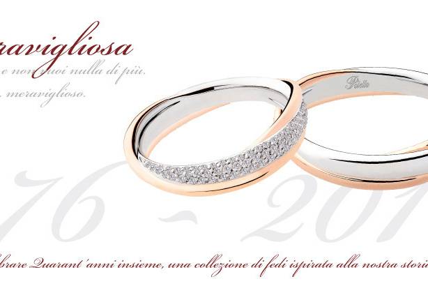 Coppia Fedi Nuziali Polello Collezione Insieme. Prezzo Promozione Online