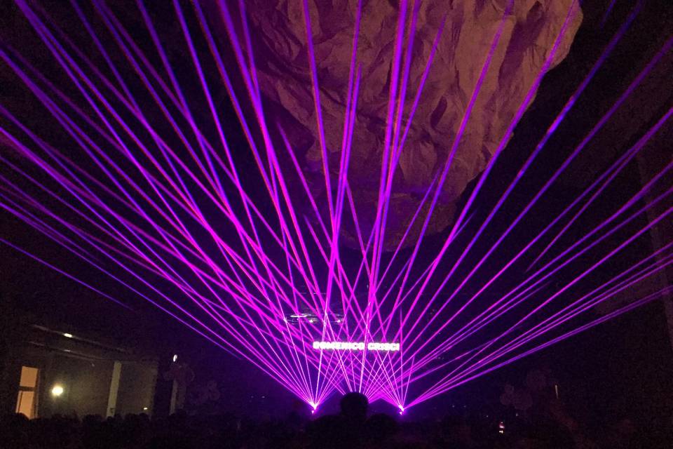 Laser show Catania