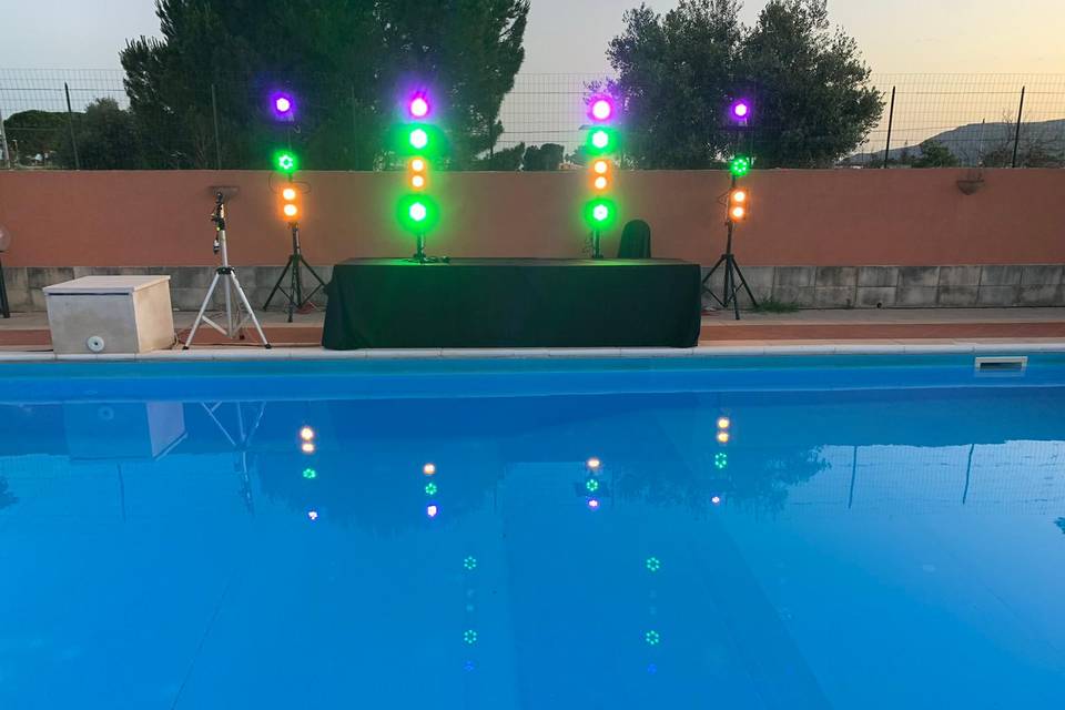 Illuminazione piscina