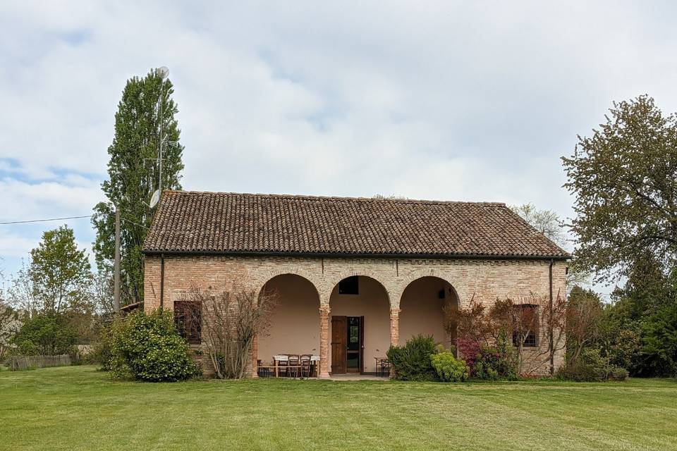 Vista della casa