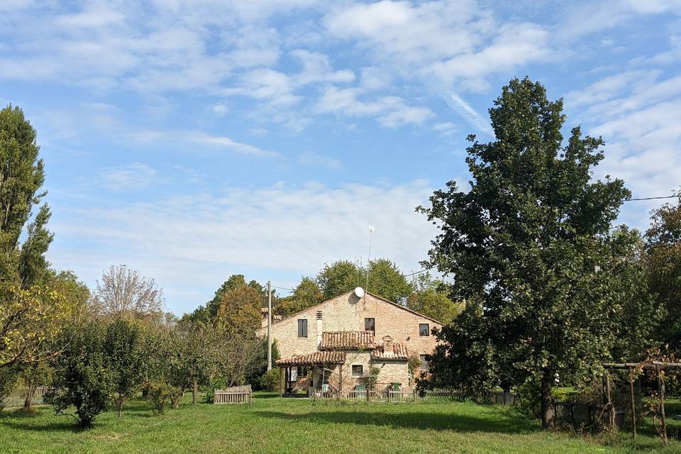 Vista della casa