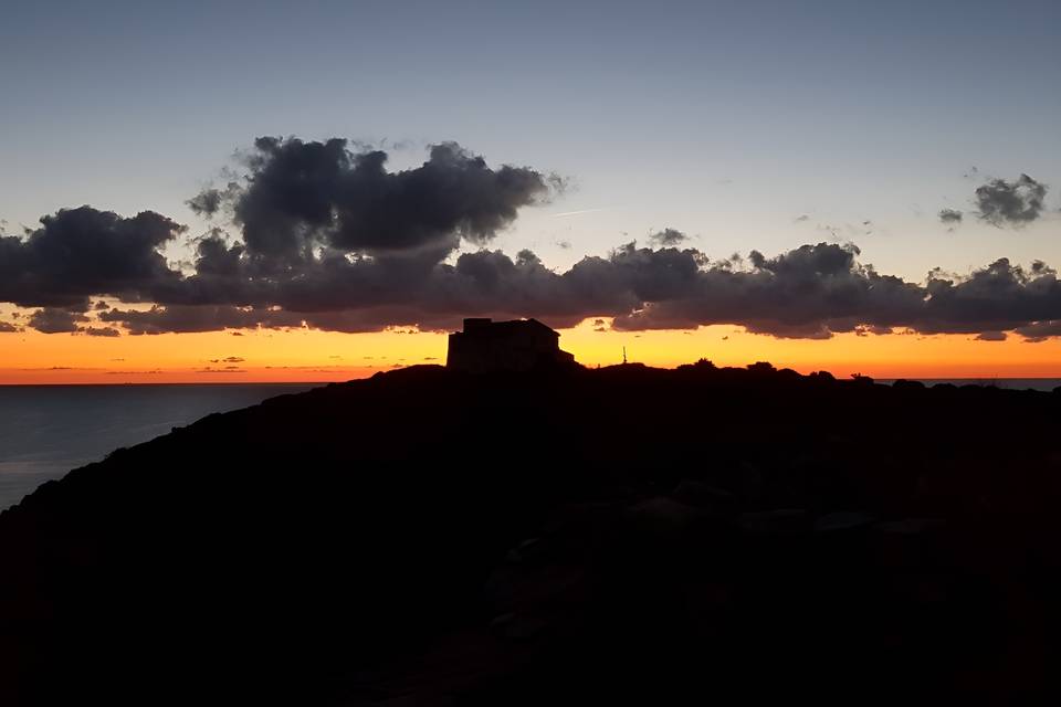 Vista dell'ex faro