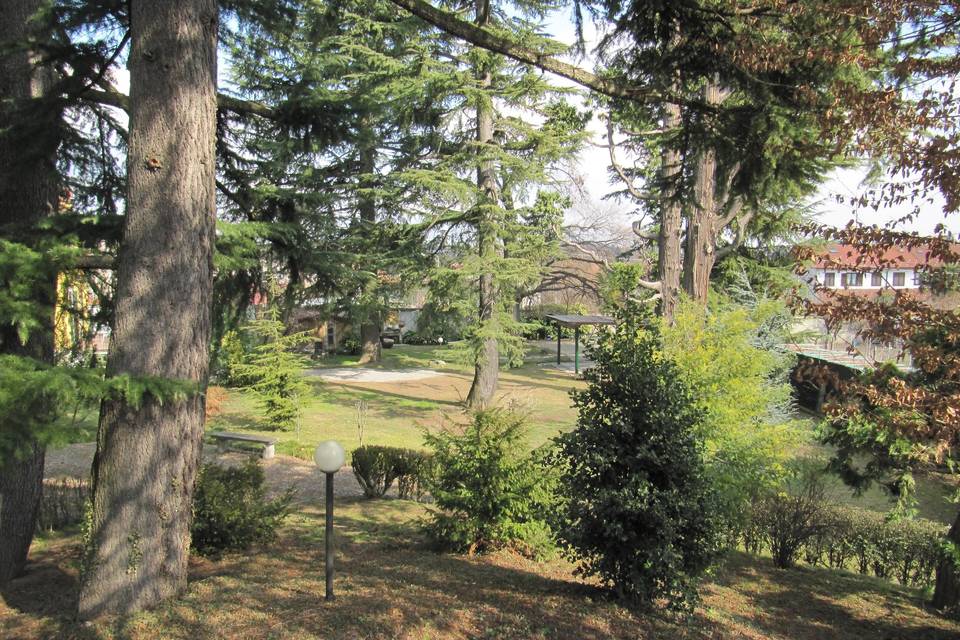 Parco privato della tenuta