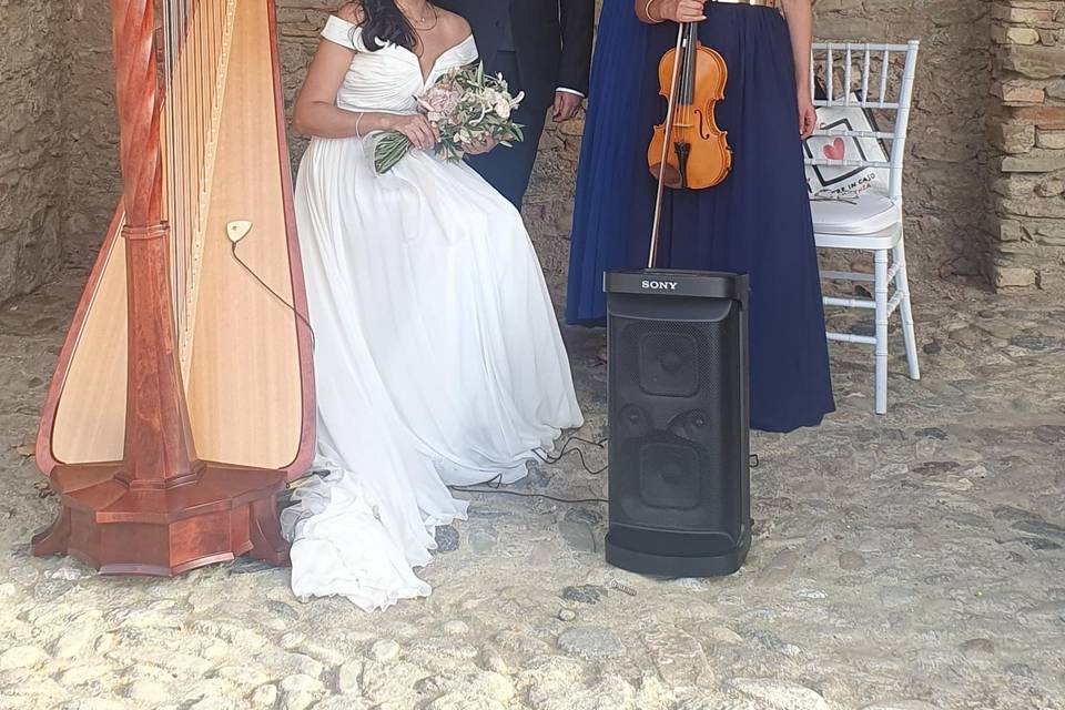 Duo arpa e violino