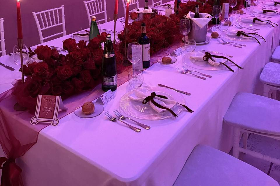 Allestimento serata a tema