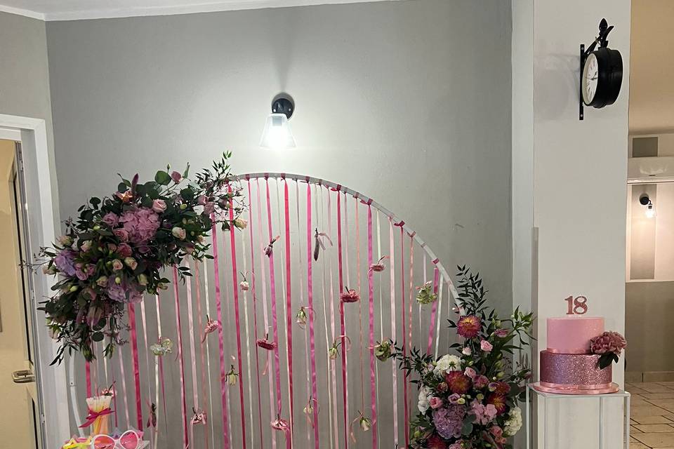 Arco a tema rose