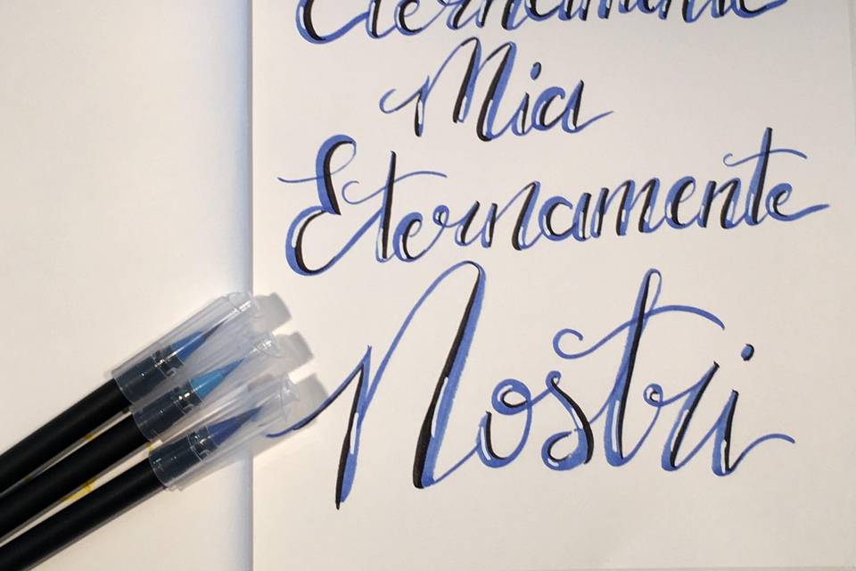 Scritte personalizzate