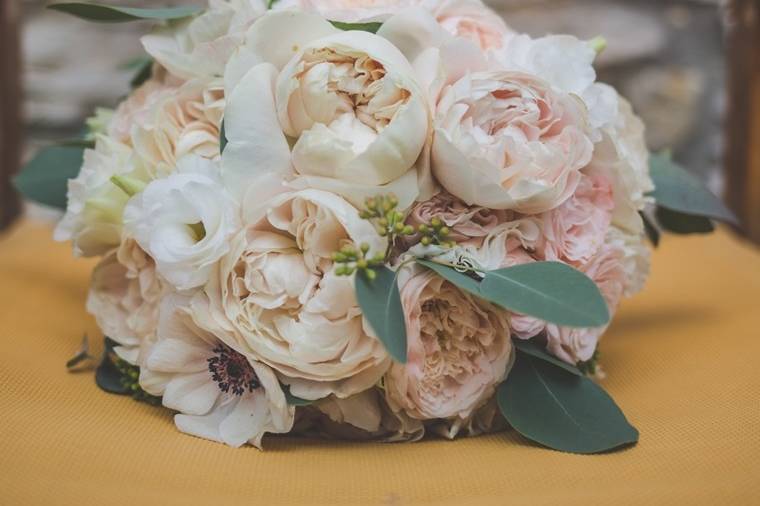 Bouquet rose inglesi - wedding