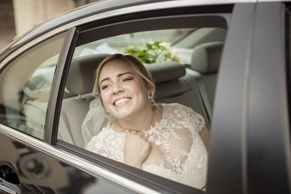 Matrimonio-Arrivo in Chiesa