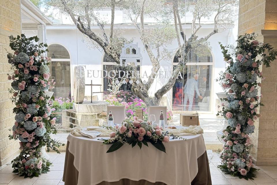 Il tavolo degli sposi