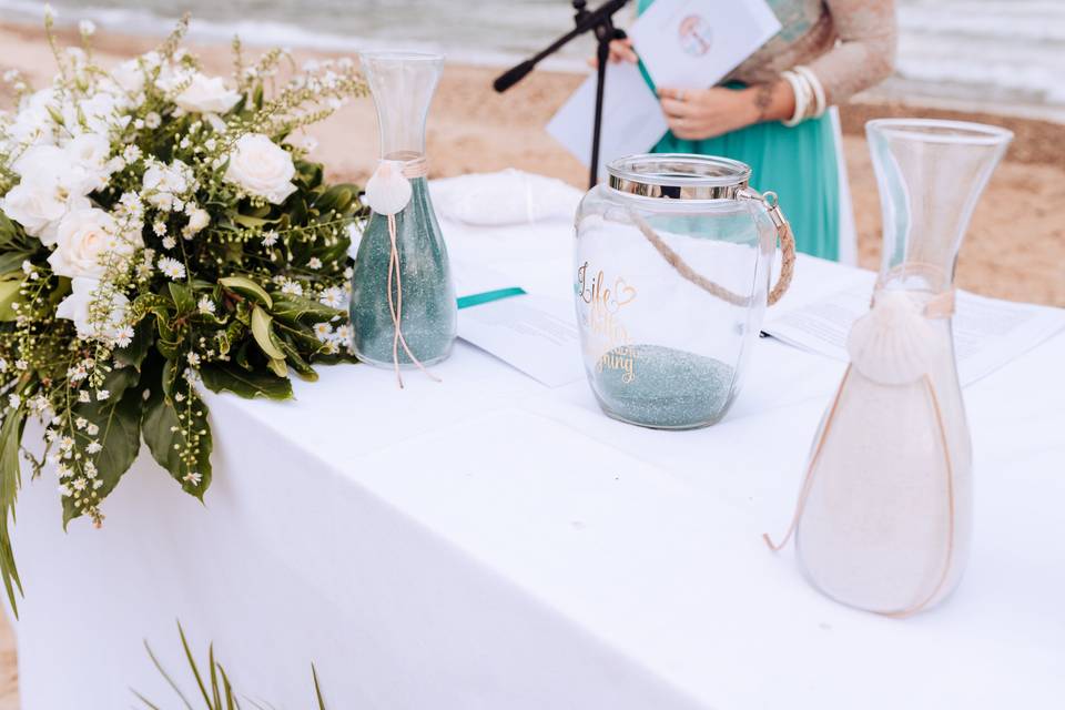 Beach wedding