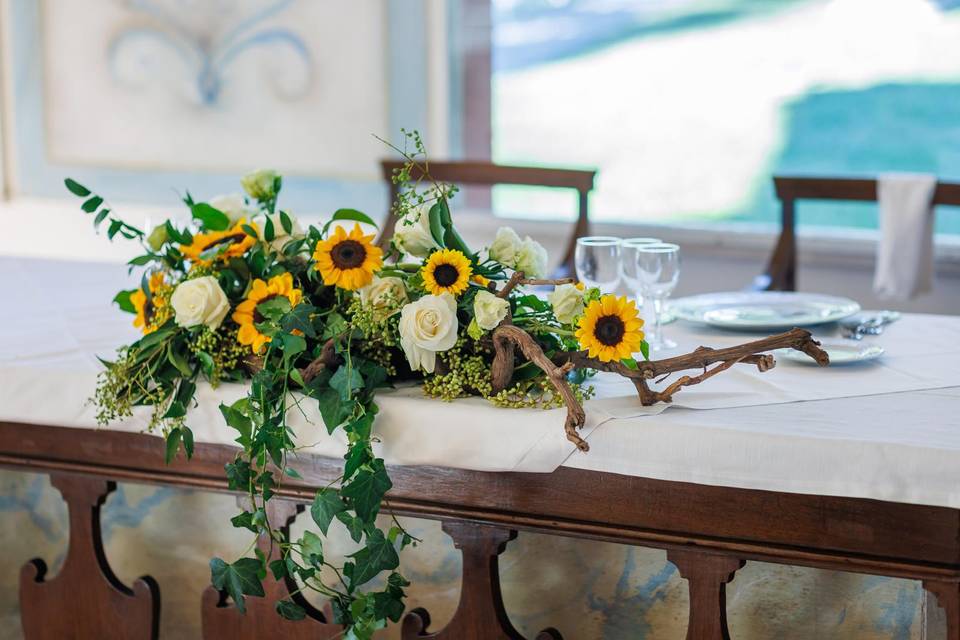 Tavolo sunflowers