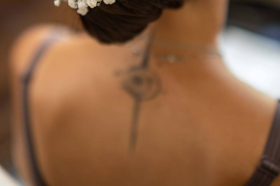 Decorazione floreale capelli