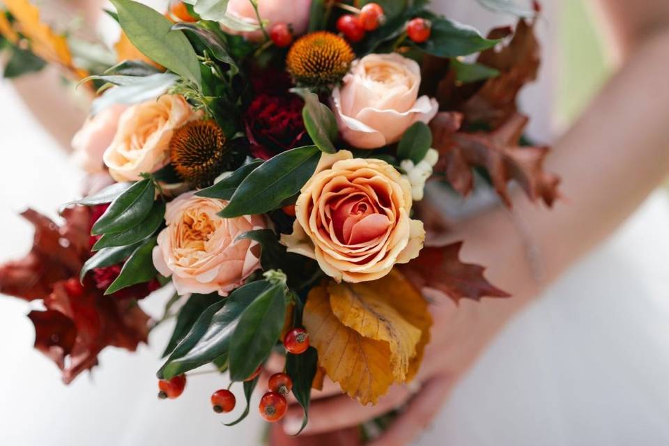 Bouquet sposa d'autunno