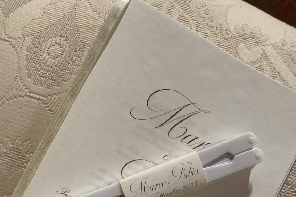 Libretto messa e ventaglio