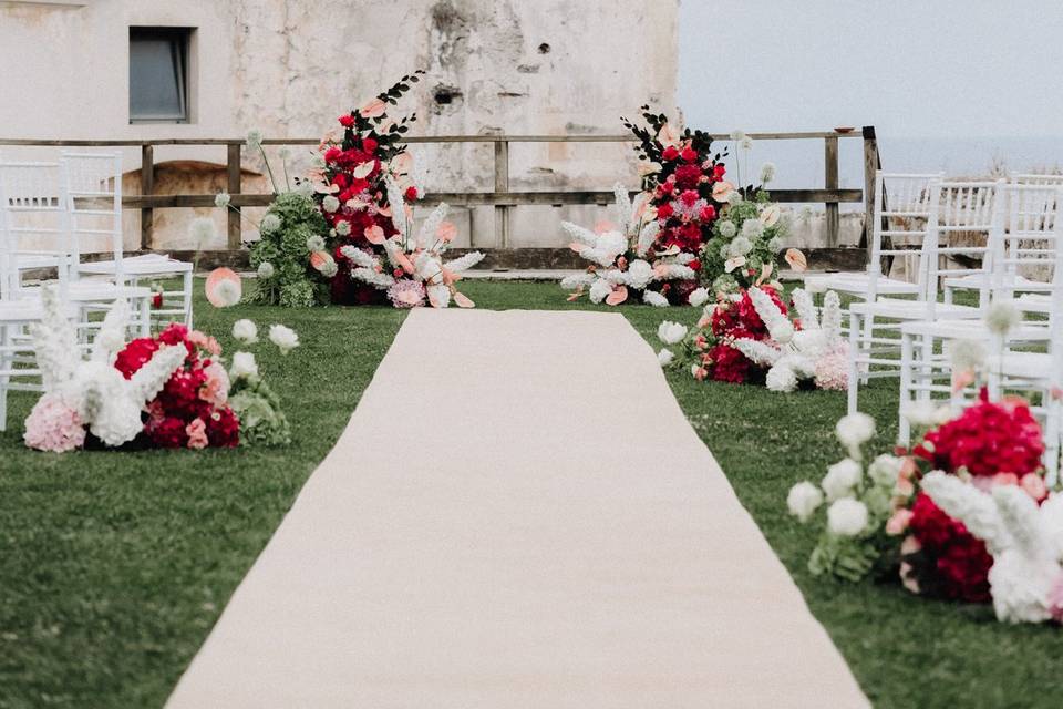 Cerimonia in una fortezza