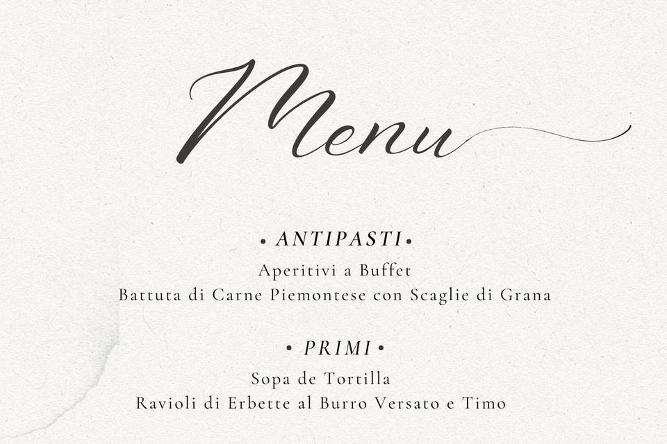 Idee menu