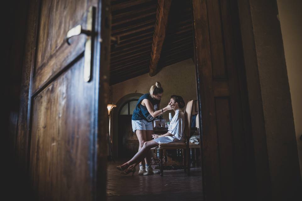 Preparazione sposa