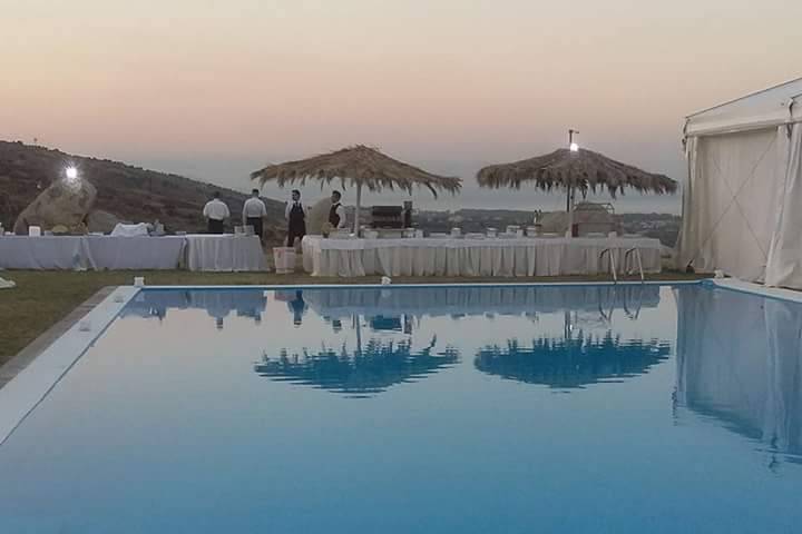 La piscina a Castello Gallelli