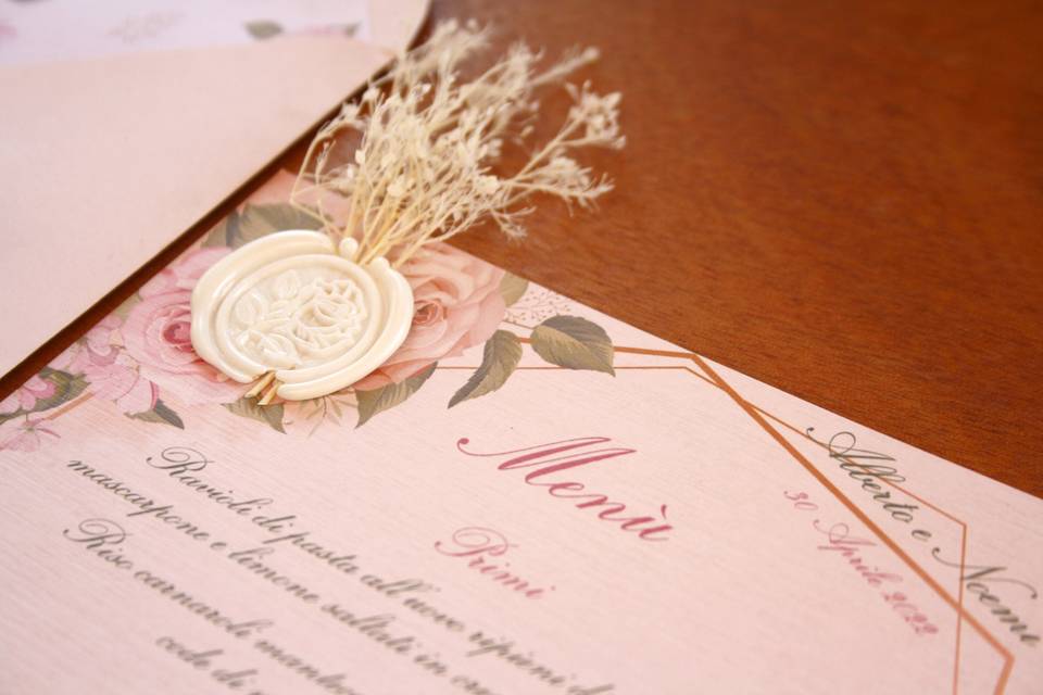 Coordinato Flowers vellum