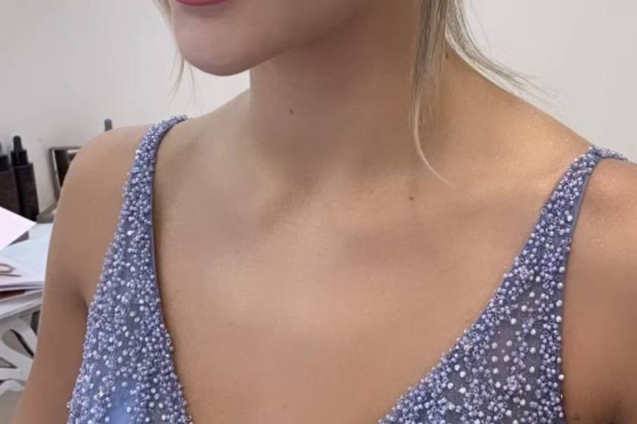 Glam makeup