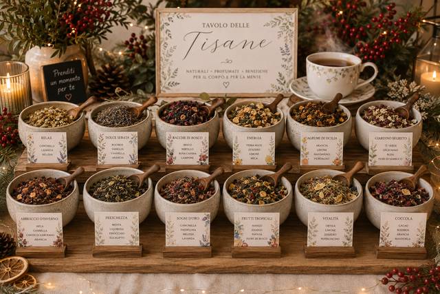 Tavolo delle tisane