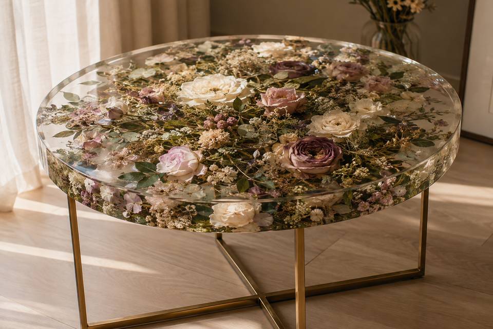 Tavolo fiori bouquet