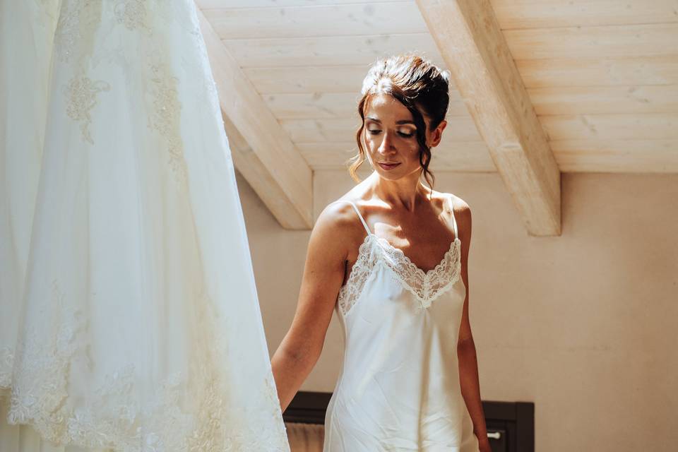 Preparazione sposa