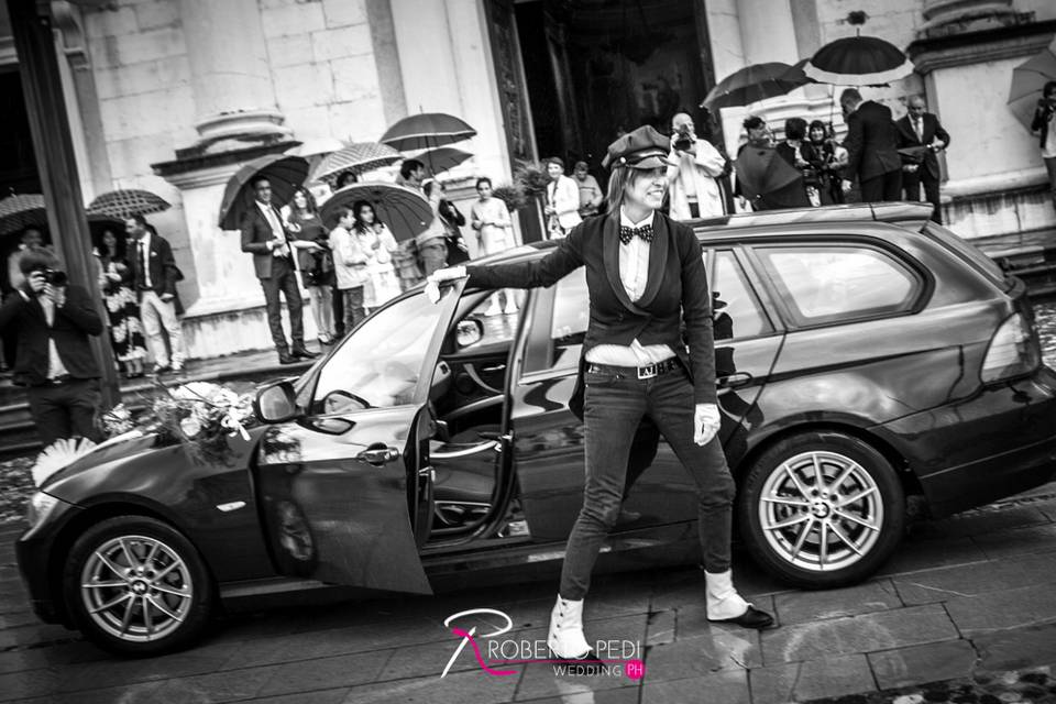 Fashion car driver