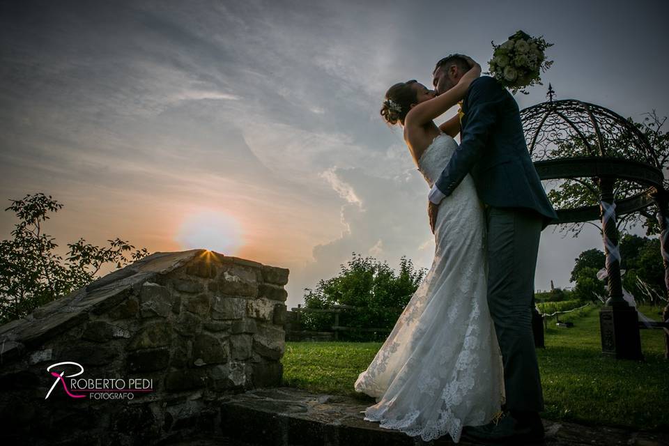 In the sunset